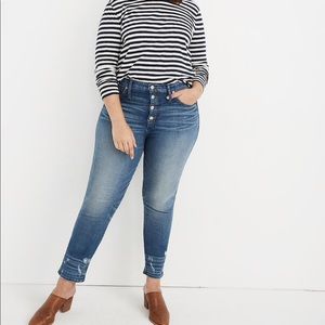 Madewell Petite Slim Straight Jeans Size 33